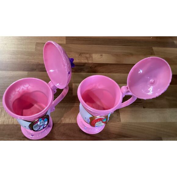 Ariel Mermaid & Bailey Circus Pink Unicorn Souvenir Collector Mugs Cups - Picture 10 of 10